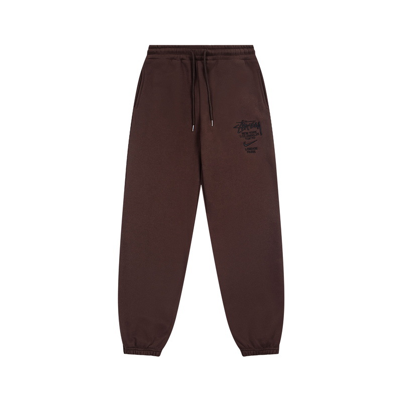Stussy Nike Sweatpants Fleece Brown