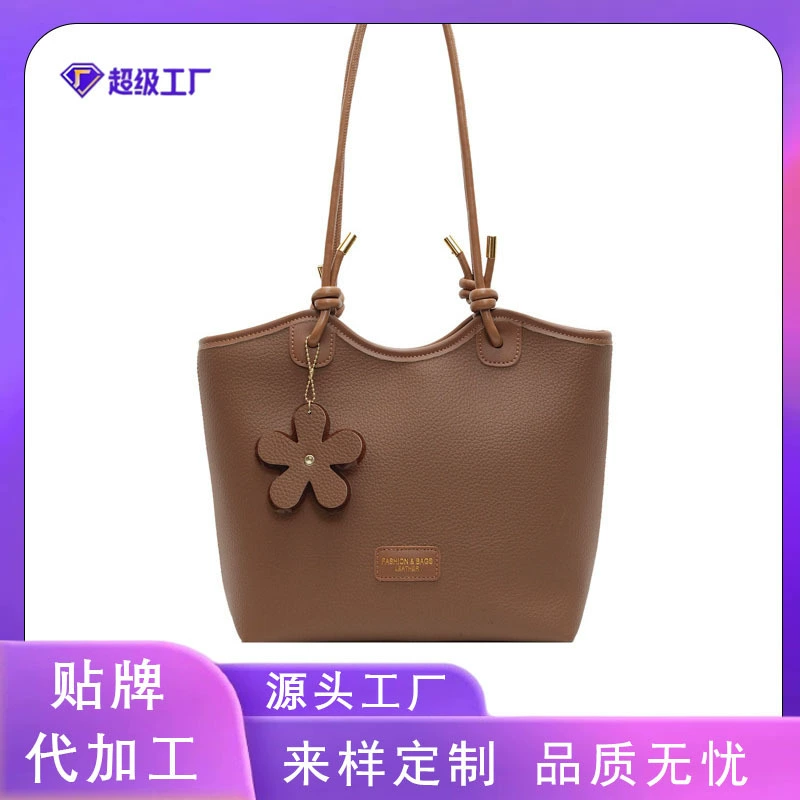 Ручная сумка для ведра Женская сумка 2025 квартал новая модная текстура сумка на плечо повседневная сумка через плечо