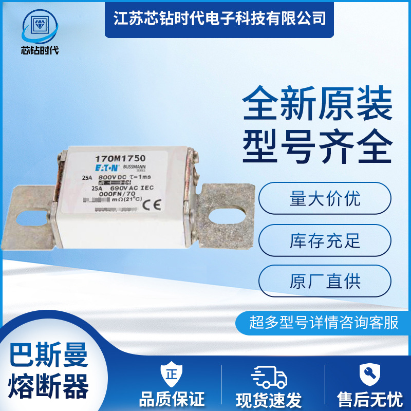 170M1732 170M1733 170M1734巴斯曼BUSSMANN快速熔断器保险丝