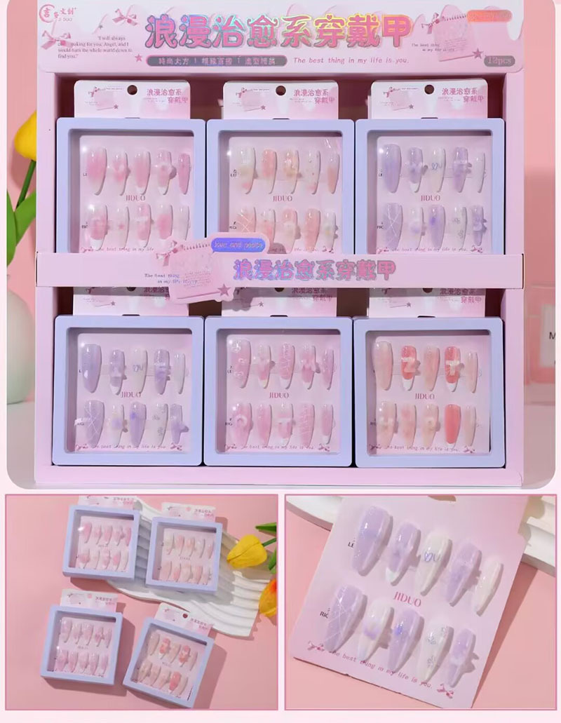 Estampado de ojos de gato con armadura, pegatinas de uñas con gelatina, dibujos animados de estudiantes lindos, desmontables, ponis con armadura image 17