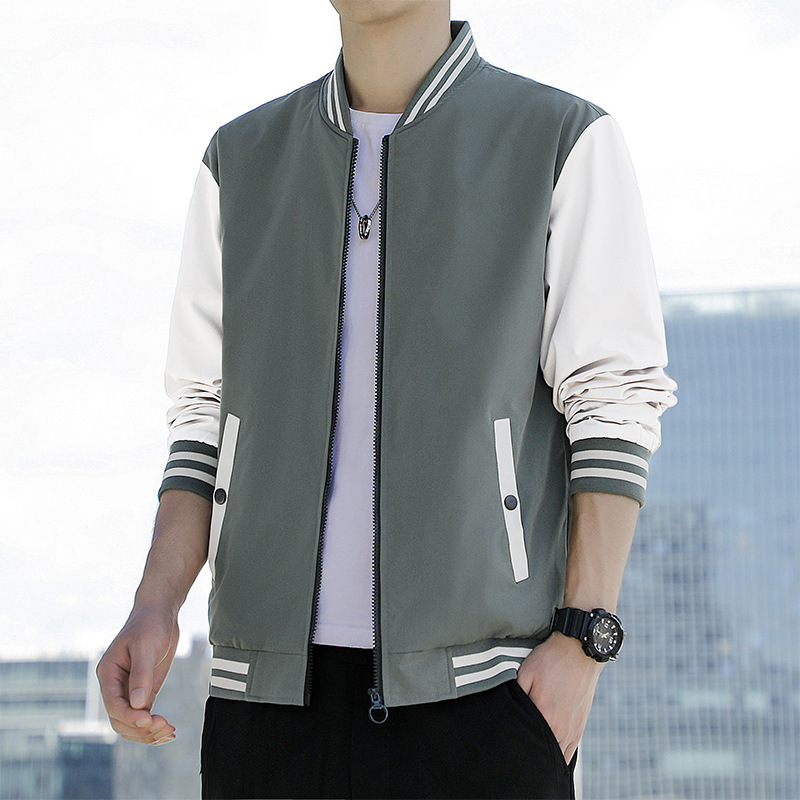 2024 nieuwe casual jas, herenkleding, trendy werkkleding, honkbaluniform, knappe herfstoutfit voor de jeugd_voghion.com