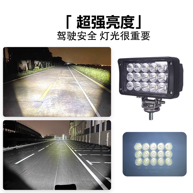 faro LED motocicleta faro de lámpara de pantalla media faro de automóvil faro de automóvil faro de automóvil aleación de aluminio de aluminio image 3