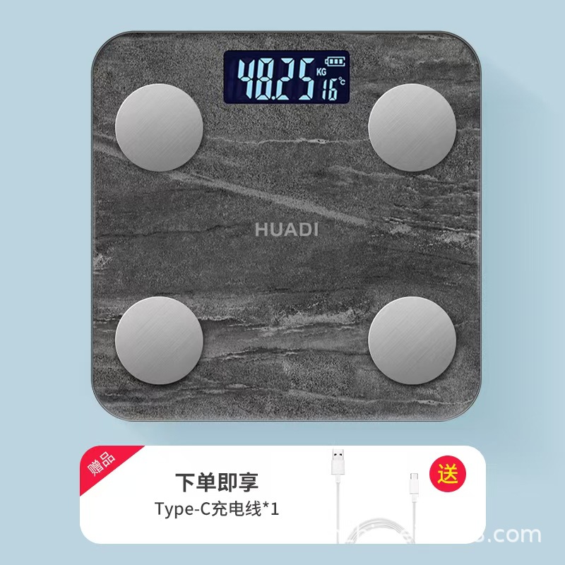 支持米家APP智能蓝牙体脂称家用健身专用健康称精准称重计工厂