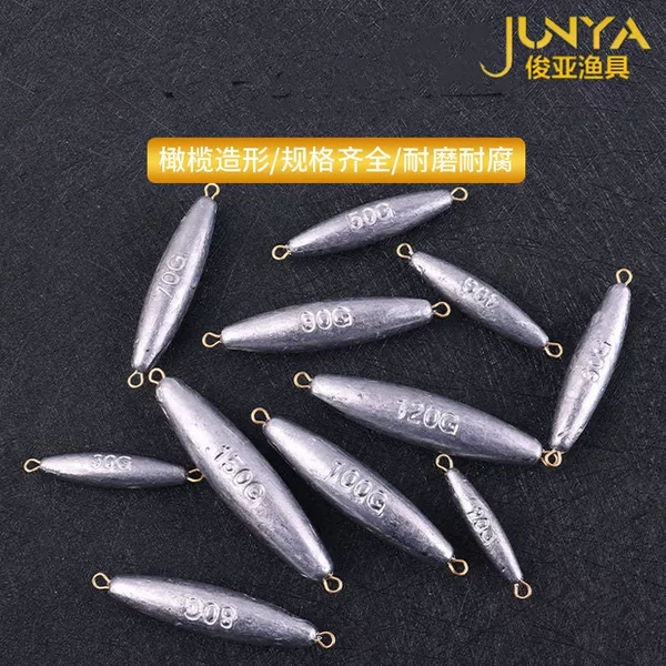 Anchor Fish Lead Pendant Various Weight Two-head Ring Lead Pendant Double Ring Lead Pendant Binaural Lead Pendant Anchor Fish Lead Pendant Anchor Fish Lead