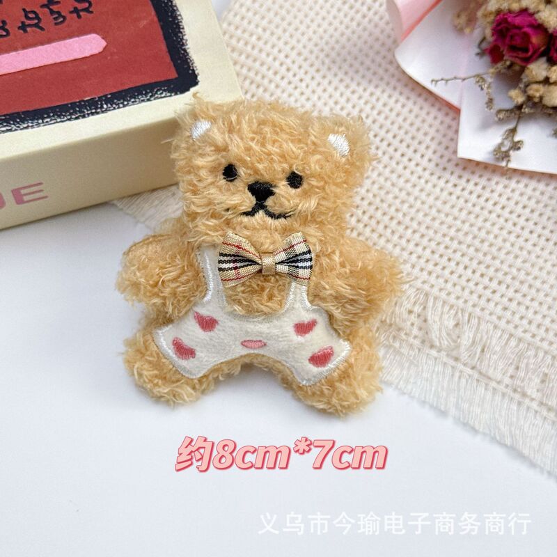 かわいいリボンクマぬいぐるみアクセサリードレスアップクマブローチヘアアクセサリー衣類靴帽子バッグアクセサリーアクセサリー卸売|undefined