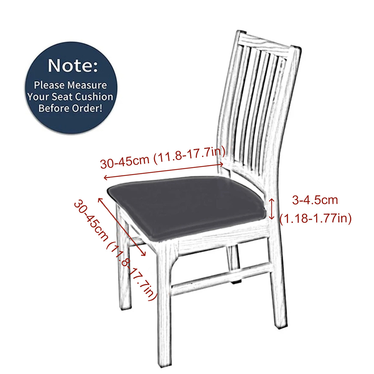 Jacquard transfronterizo patrón de tira en T con correa cubierta de banco de cuerda silla elástica de color sólido cubierta de banco cubierta de taburete TEMU spot