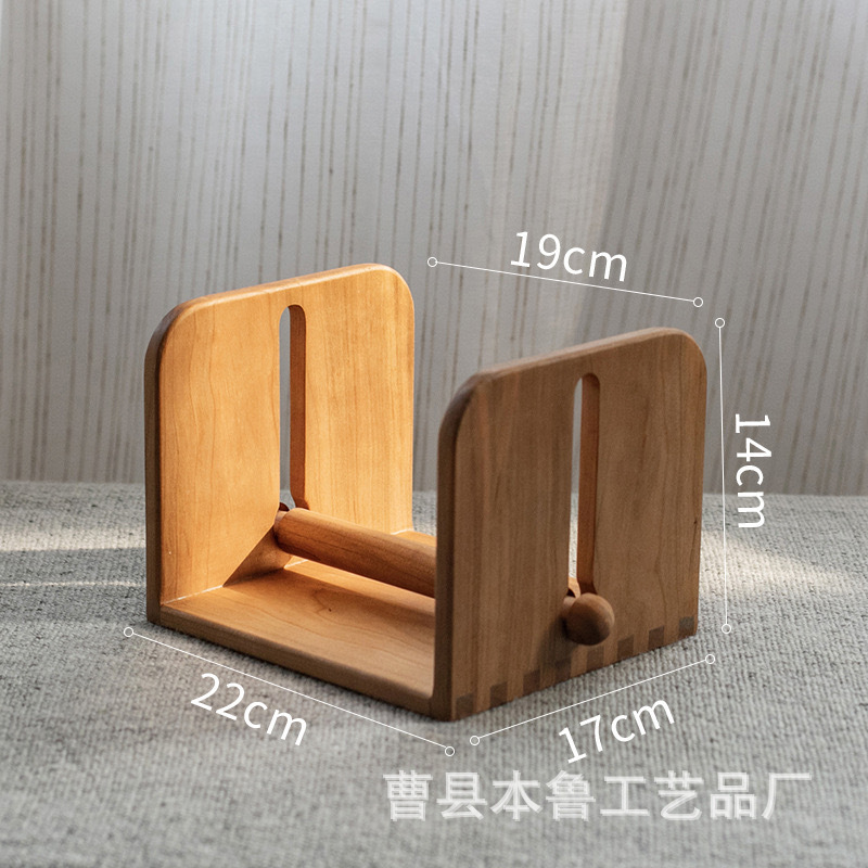 Sala de estar, casa de familia, hotel, restaurante, caja de dibujo, soporte para toallas de papel elevador de madera maciza, soporte para servilletas de estilo nórdico, soporte para papel