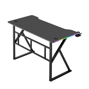 Simple, Modern, Popular, Stable and Convenient to Use Gaming Table, Home Computer Table with Light Strip