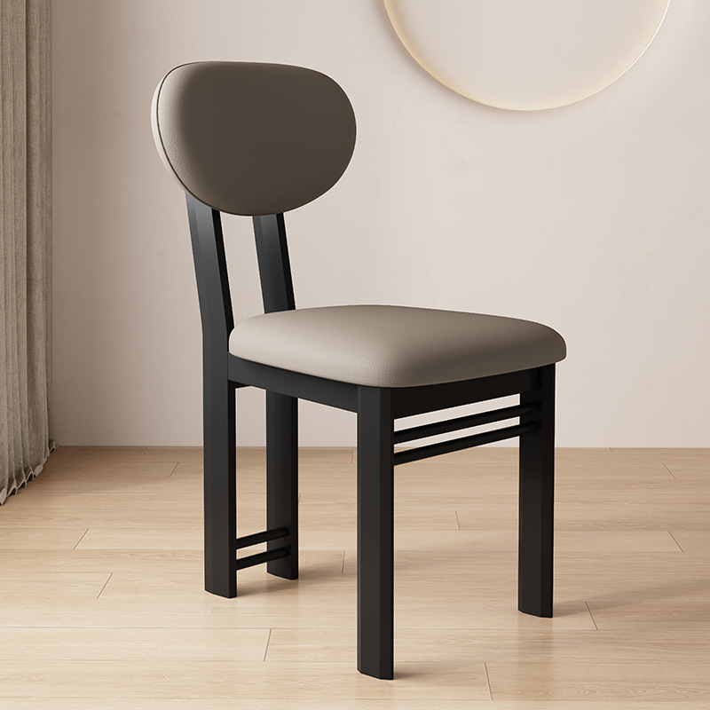 2025 nueva silla de comedor de madera sólida sala de estar doméstica hotel leche tienda de té silla de respaldo nórdica silla de maquillaje