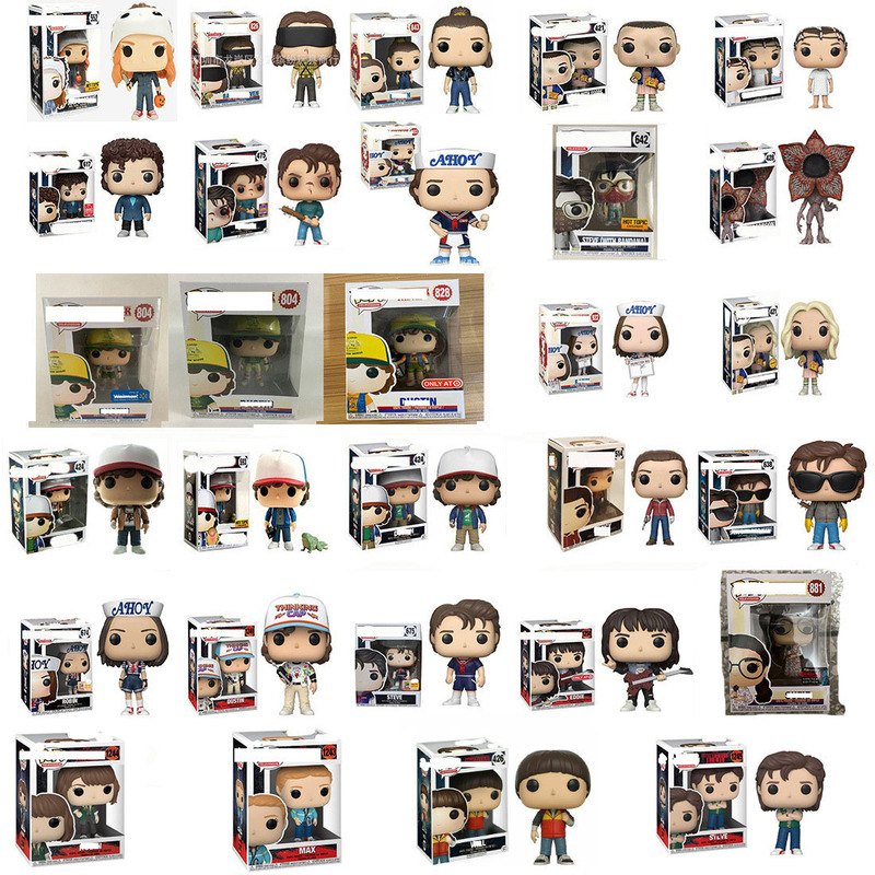 Pop Stranger Things Dustin Steve Robin Cannibal Flower Figure Model