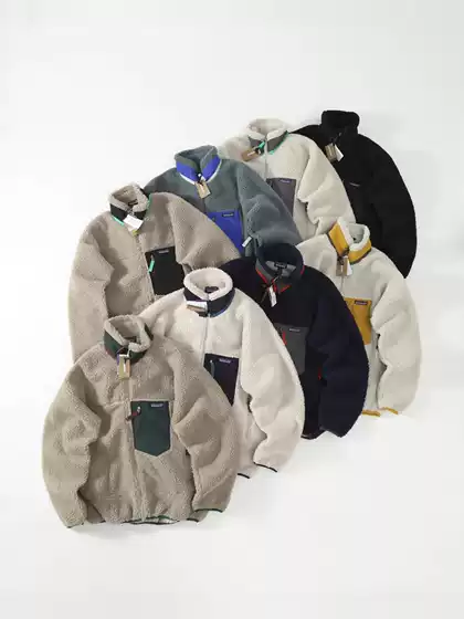 High Quality Patagonia Style Classic Fleece Outdoor Unisex Warm Stand Collar Zip-Up Jacket for Fall and Winter