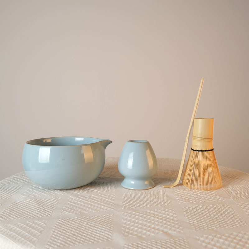 Japanese-Style Ceramic Matcha Whisk Set, Bamboo Matcha Brush, 100 Prongs, Song Dynasty Tea Ceremony Gift Box Japanese-Style Ceramic Matcha Whisk Set, Bamboo Matcha Brush, 100 Prongs, Song Dynasty Tea Ceremony Gift Box