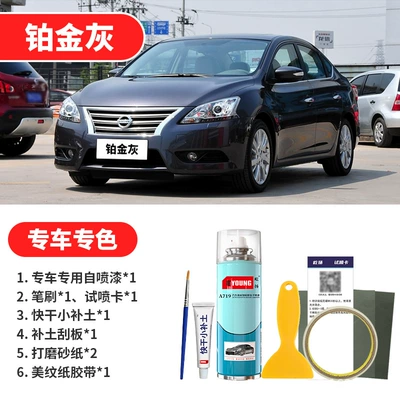 Avtomobil boya qələmləri — Pen Pearlescent White Car Paint Scratch - platinum-gray-emergency-repair