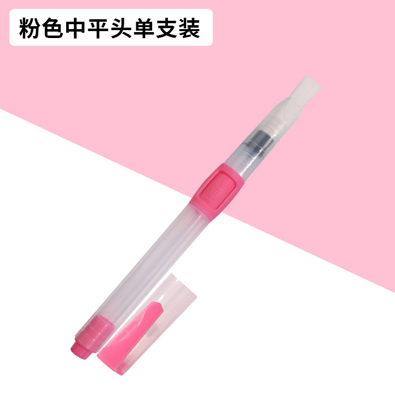 Fábrica al por mayor pluma de agua del grifo pintura sólida acuarela pintura pincel de escritura pluma de almacenamiento de agua de gran capacidad cepillo de plomo de color soluble en agua