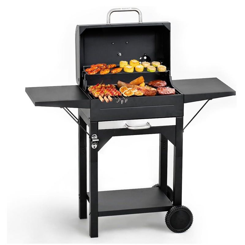 Barbacoa americana al por mayor transfronteriza, parrilla de jardín portátil al aire libre, parrilla de carbón, parrilla de barbacoa doméstica, estufa de barbacoa