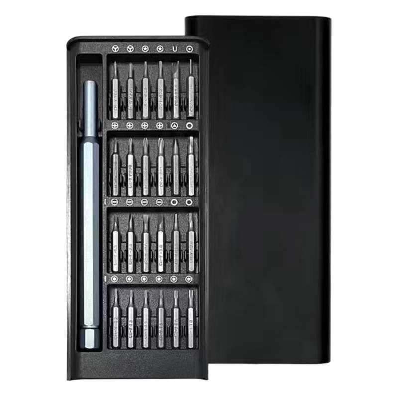 25-en-1 destornillador de precisión traje multifunción hogar desmontaje herramienta teléfono móvil portátil reparación destornillador