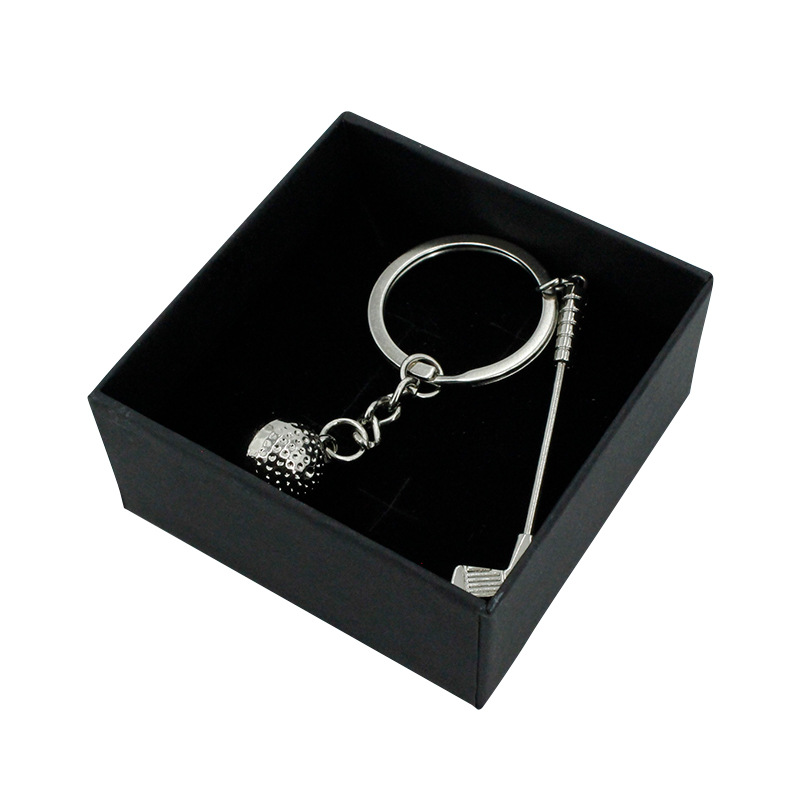 Golf creativo llavero colgante bolso del teléfono móvil adornos metal pequeño regalo práctico al por mayor