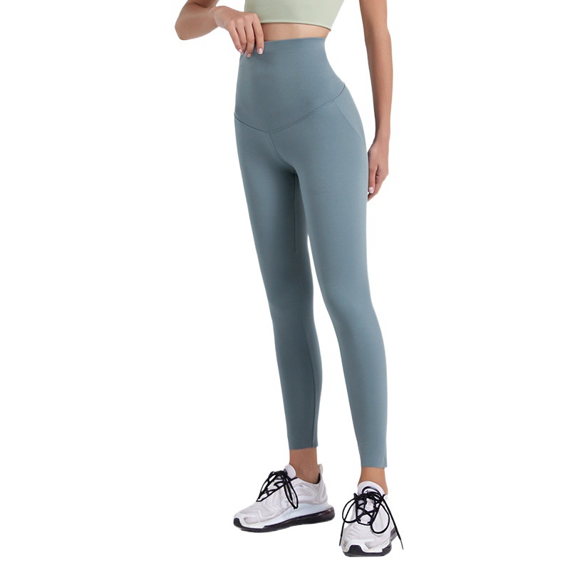 2024 nueva cintura alta cadera levantamiento Barbie pantalones cintura alta elástico apretado líquido yoga pantalones adelgazamiento desgaste exterior Pantalones deportivos