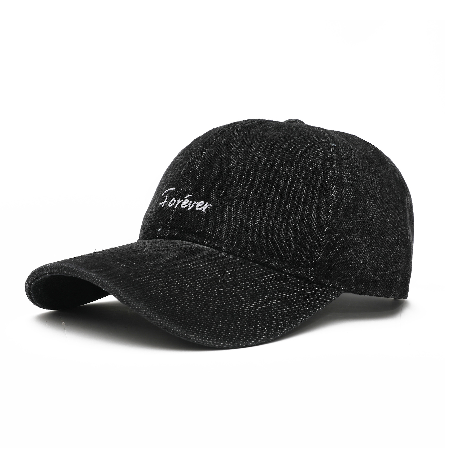Four Seasons Sonnenschutzhut Herren- und Damen-Baseballmütze aus reiner Baumwolle Denim Outdoor-Entenzungenhut Sommer-Sonnenschutzhut Sonnenhut_voghion.com