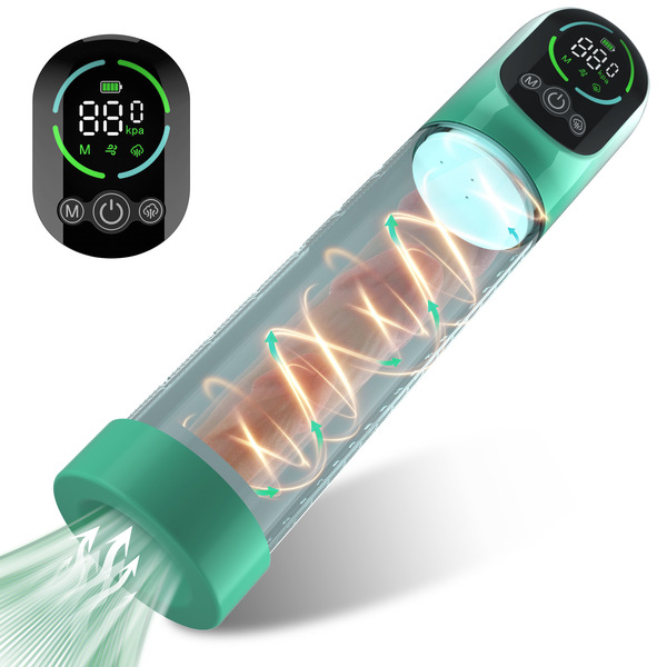 Increased waterproof penile pump exercise negative pressure hydrotherapy trainer training device
