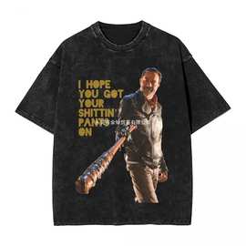 Negan The Walking Dead T恤Summer Funny Saying Y2K复古T恤2024