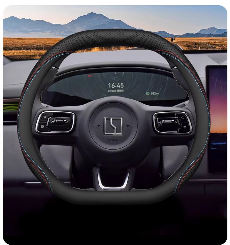 2025 Zeekr 7X Steering Wheel Cover Zeekr 7X/007Gt Special Interior Accessories Supplies Ultra-Thin Handlebar Cover