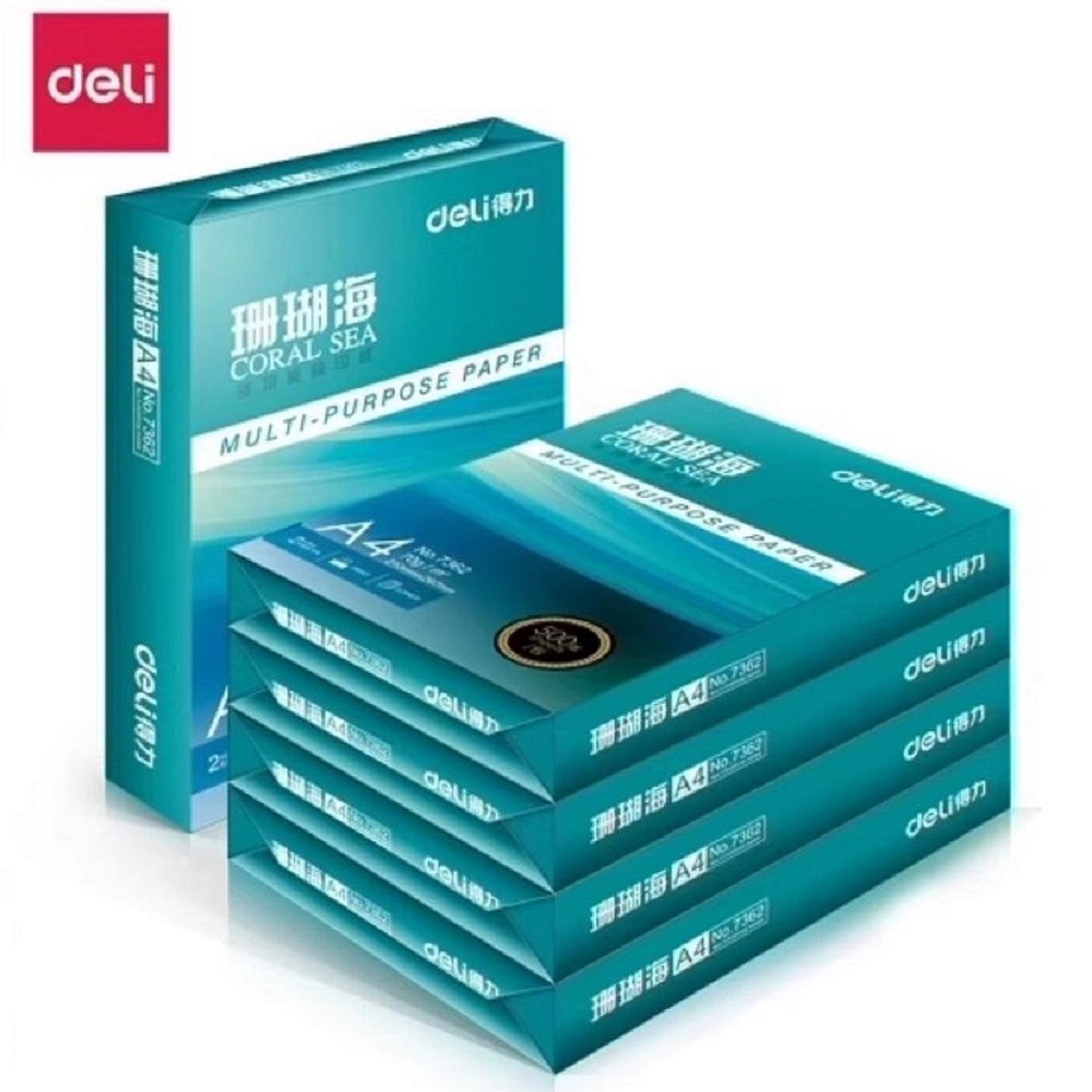 Papel A4 75g Coral Sea Student Bound Paper 80g Kairui Jiaxuan Jia Platinum impresión de doble cara papel de fotocopia