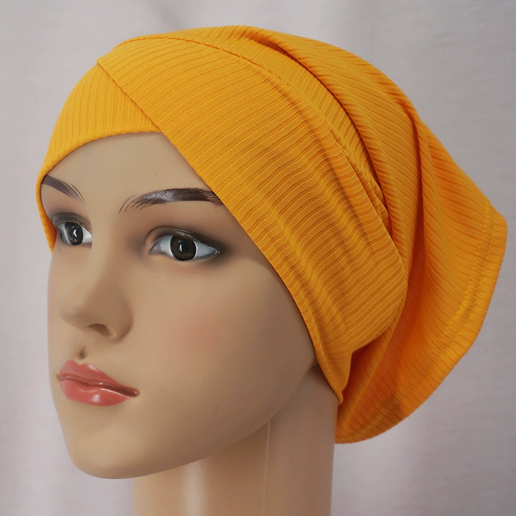Плоский цялый клок wholesale pit strip sweat cloth forehead cross cap elastic good base cap Muslim ladies Arabic tube cap