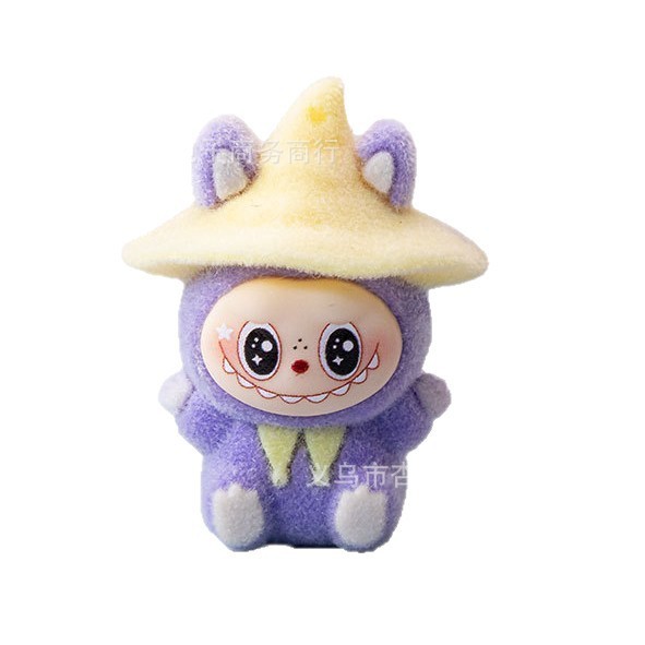 新しい植毛マジシャン Bubu トレンディな DIY 漫画三次元かわいい樹脂人形アクセサリー装飾卸売|undefined