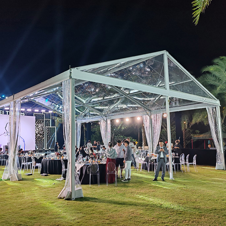 透明星空房 青岛活动展览帐篷 3-50米跨度铝合金篷房厂家直销