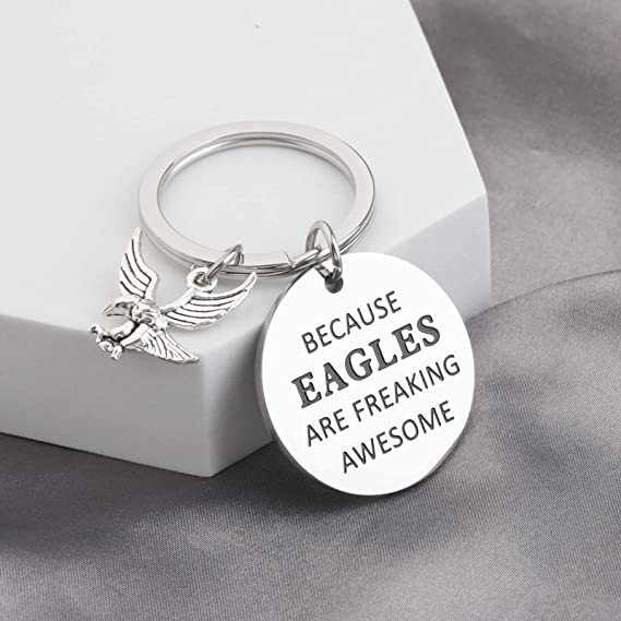 European and American New Amazon pendant Eagle gift eagle proud key chain stainless steel keychain New pendant