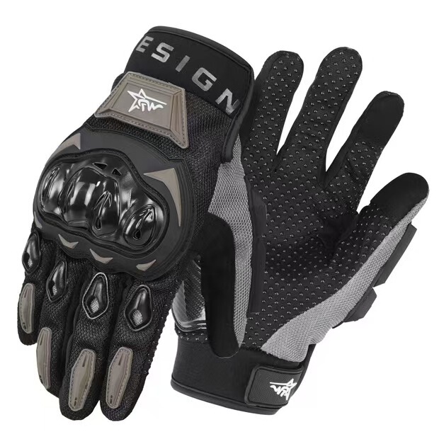Motorcycle drop-resistant anti-collision gloves men's and women's summer spring and autumn Four Seasons universal touch screen off-road Knight motorcycle Motorcycle drop-resistant anti-collision gloves men's and women's summer spring and autumn Four Seasons universal touch screen off-road Knight motorcycle