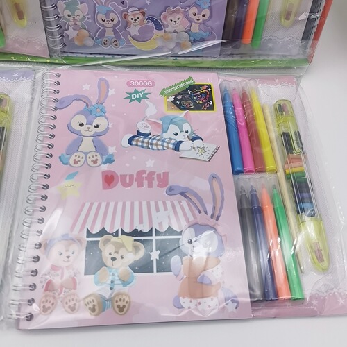 Sanrio Children's Scratch Painting Coloring Drawing Book Cartoon Boy and Girl Kurome Graffiti Drawing Book Gift Wholesale