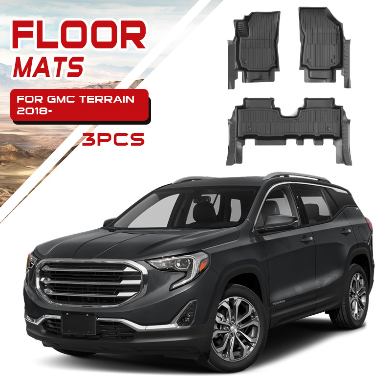 Adecuado para alfombrillas antideslizantes 5D especiales para alfombrillas de coche Gmc Terrain
