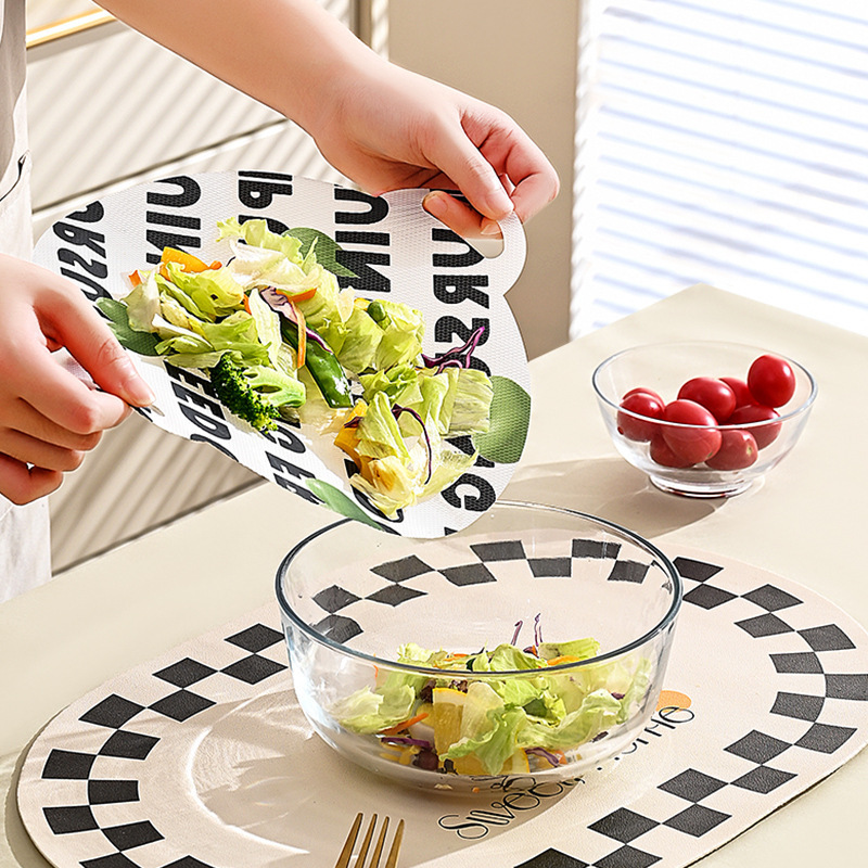 Home-use disposable fruit cutting board mat chopping board paper auxiliary food cutting board sticky board non-stick durable cutting mat