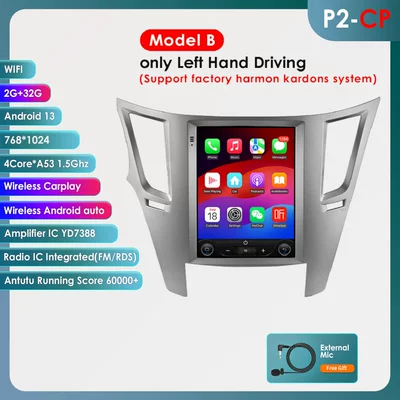 09-14 Subaru Outback 9.7inch: DVD Navigation - model-b-232g-wifi-version-quad-core-carplay-97inch-for-subaru-outback