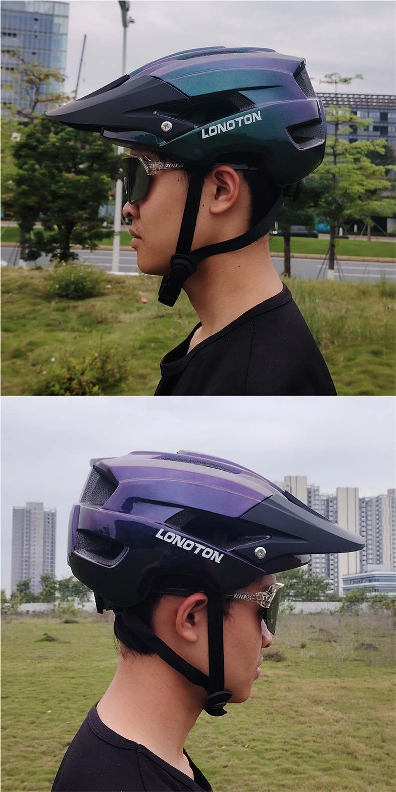 Mountain Bike Riding Helmet Downhill Off-Road Half Helmet One-Piece Youth Student Universal Safety Helmet for Men
