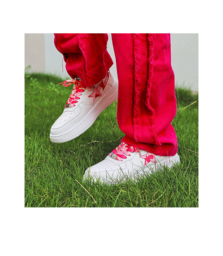 Herren Star Skateschuhe Modische Weiße Sneaker Für Den Alltag_voghion.com