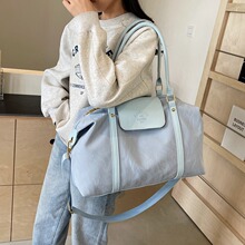 新款短途旅行出差行李包大容量多功能健身单肩通用百搭手提斜跨包