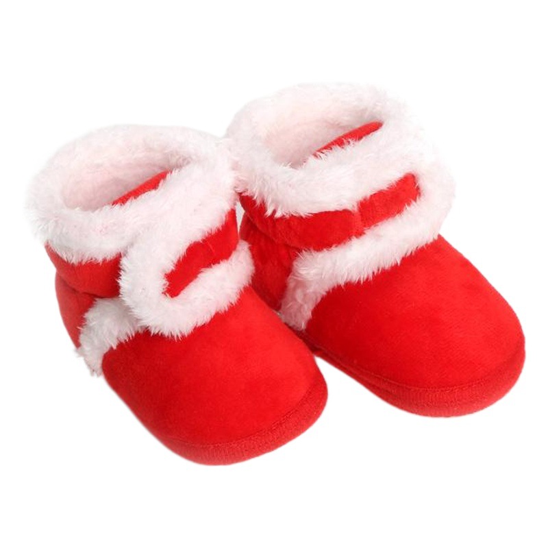 Zapatos de bebé de invierno zapatos hechos a mano zapatos de niño de fondo suave zapatos de bebé Zapatos de bebé sin gota calcetines forrados de lana zapatos de algodón