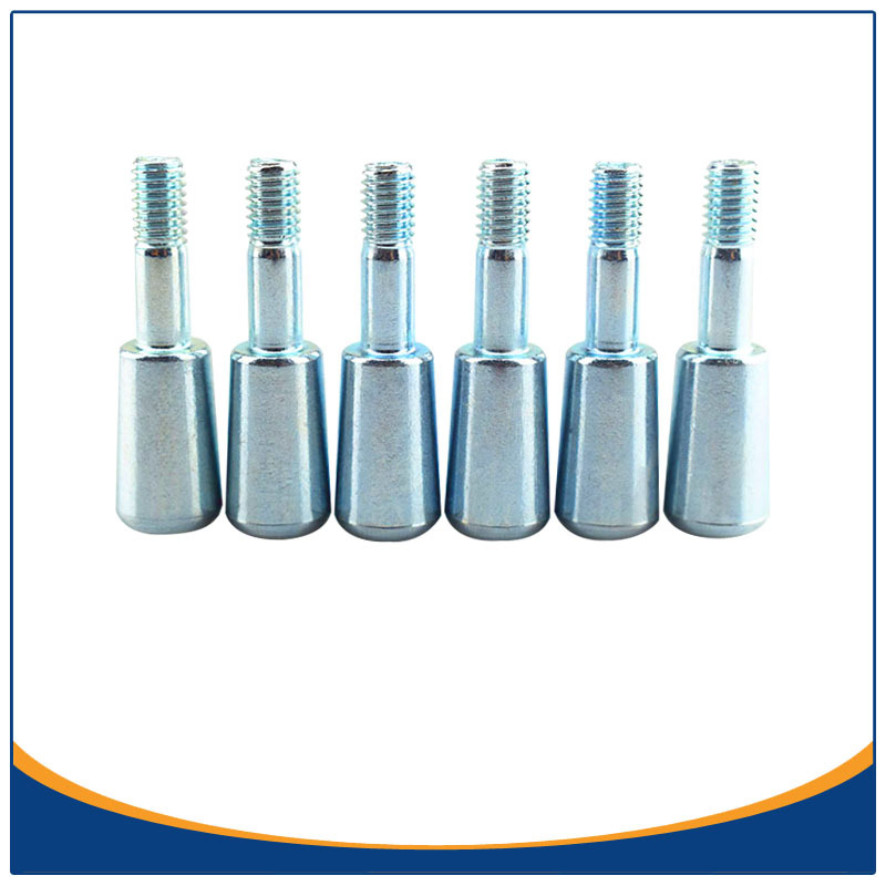 广东米字槽凸台限位螺丝厂家现货供应 M6*38铁质白锌多工位台阶钉