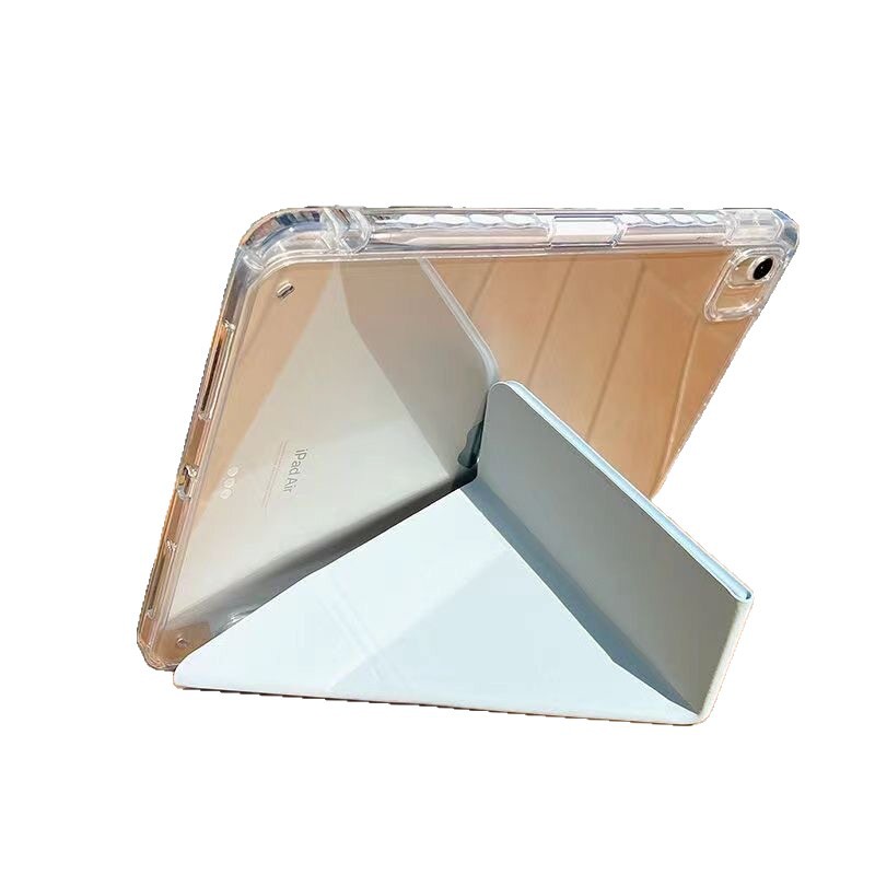 Funda Protectora para iPad Pro 11 10.5 / 10.2 de PC y Acrílico con Ranura para Lápiz, Anti-caídas y Reposo Automático