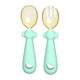 Fruit Baby PPSU Silicone Fork Spoon Baby Soft Head Spoon Supplementation Silicone Spoon Children's Feeding Tableware Set