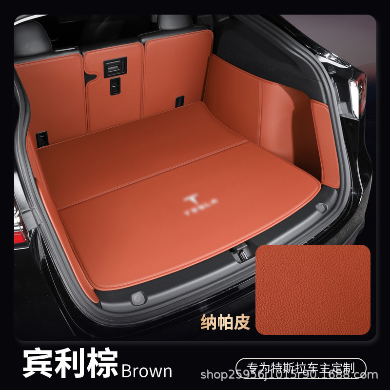 テスラモデル Y 新バージョン 3 パッドトランクマット Edamame モデル Y 完全密閉型トランクマットに適しています。|undefined