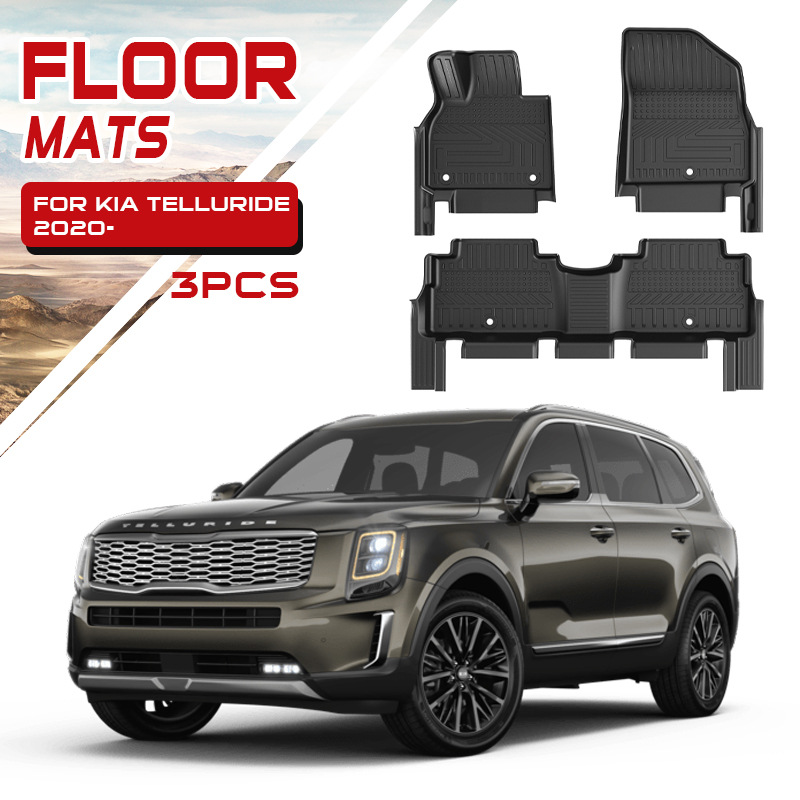 TXR para Kia Telluride alfombrilla de coche Tpe Floor Mat especial 5D antideslizante protección del pie