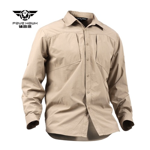 Trailblazer Eagle Quick-Dry Shirt, Plaid Quick-Dry Clothing for Military Enthusiasts, Outdoor Style – PLY-31