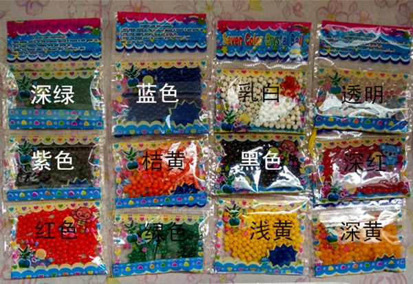 Кристаллическая грязь 13 цветов Губка Боб биологический шар абсорбирующие бусины беспочвенный цветок Радужная бутылка материалы для производства