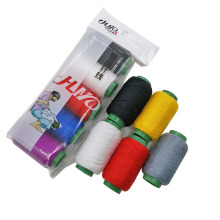 5卷 彩色大卷手缝线 缝纫机线 缝合涤纶线绣花线圈彩色专用针线团