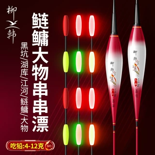 串串尾大物夜光漂日夜两用鲢鳙浮漂咬钩变色电子漂远投矶钓鱼漂