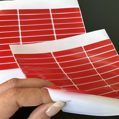 Nail art transparent crystal adhesive tape for nail display double-sided sticky pad wholesale high tack invisible acrylic double-sided adhesive strip